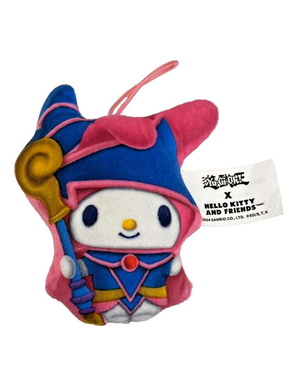 Yu-Gi-Oh! x Hello Kitty and Friends Dark Magician Sanrio Plush McDonald's 2024